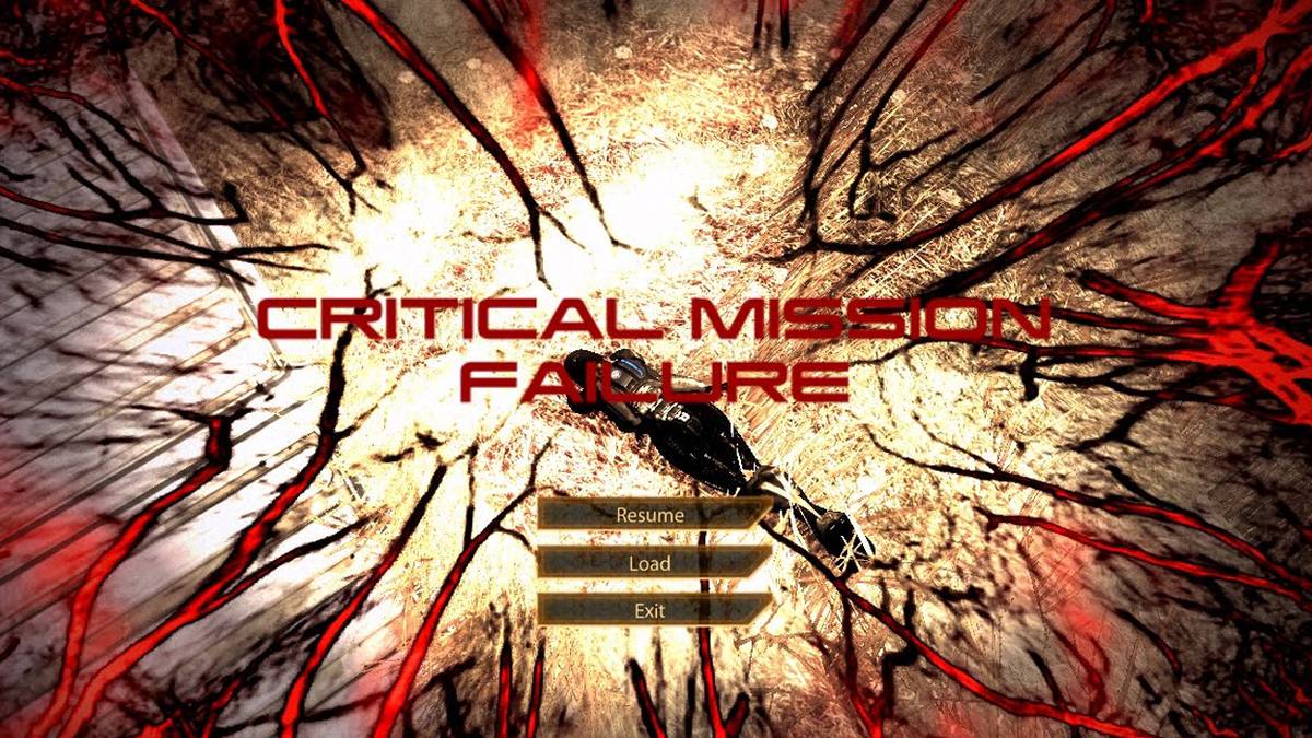 Mass Effect 2 Death Screen