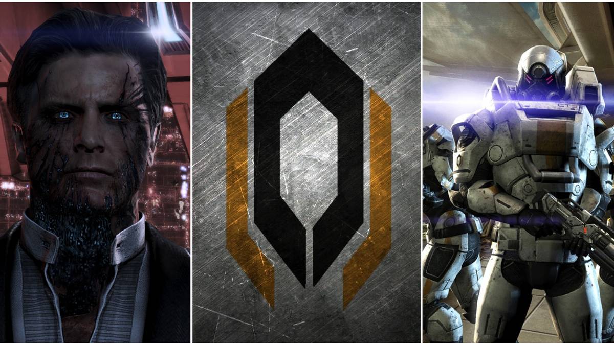 Illusive Man, Cerberus Logo & Cerberus Troops From Mass Effect Trilogy