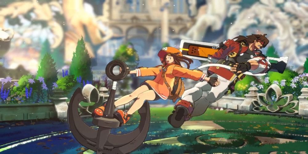 Characters Super Jumping in Guilty Gear Strive