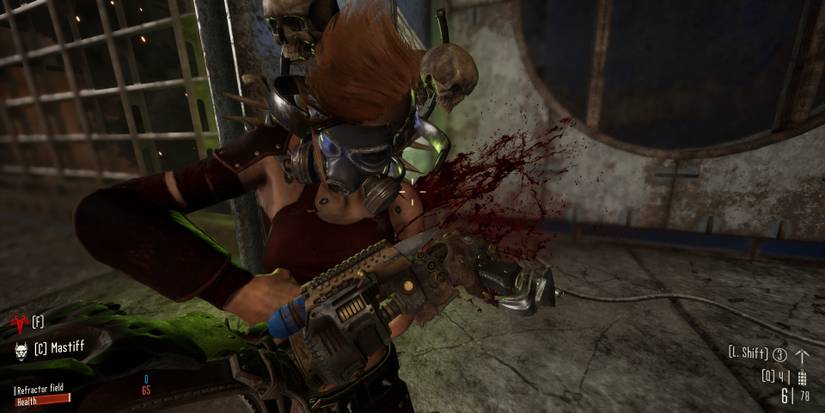 Melee kill in Necromunda Hired Gun