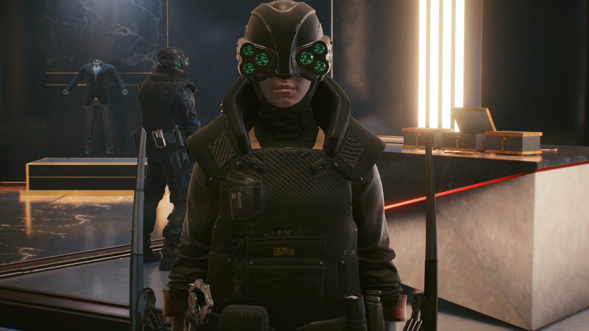 Melissa Rory changed from the teaser's cyberpsycho to a cop in Cyberpunk 2077