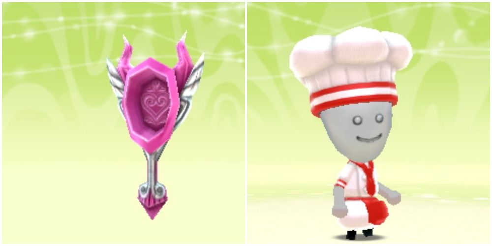 Miitopia Chef Angel Frying Pan Weapon