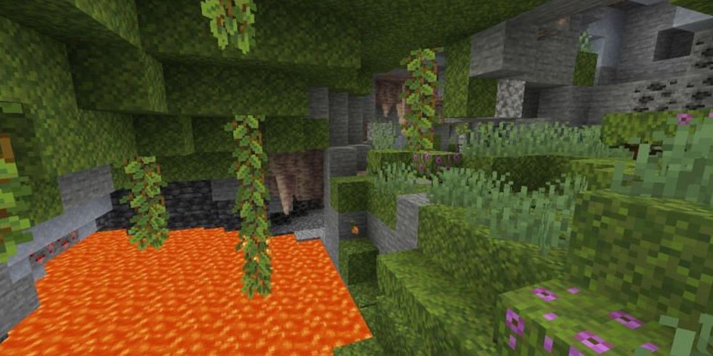 Lush cave locations in Minecraft