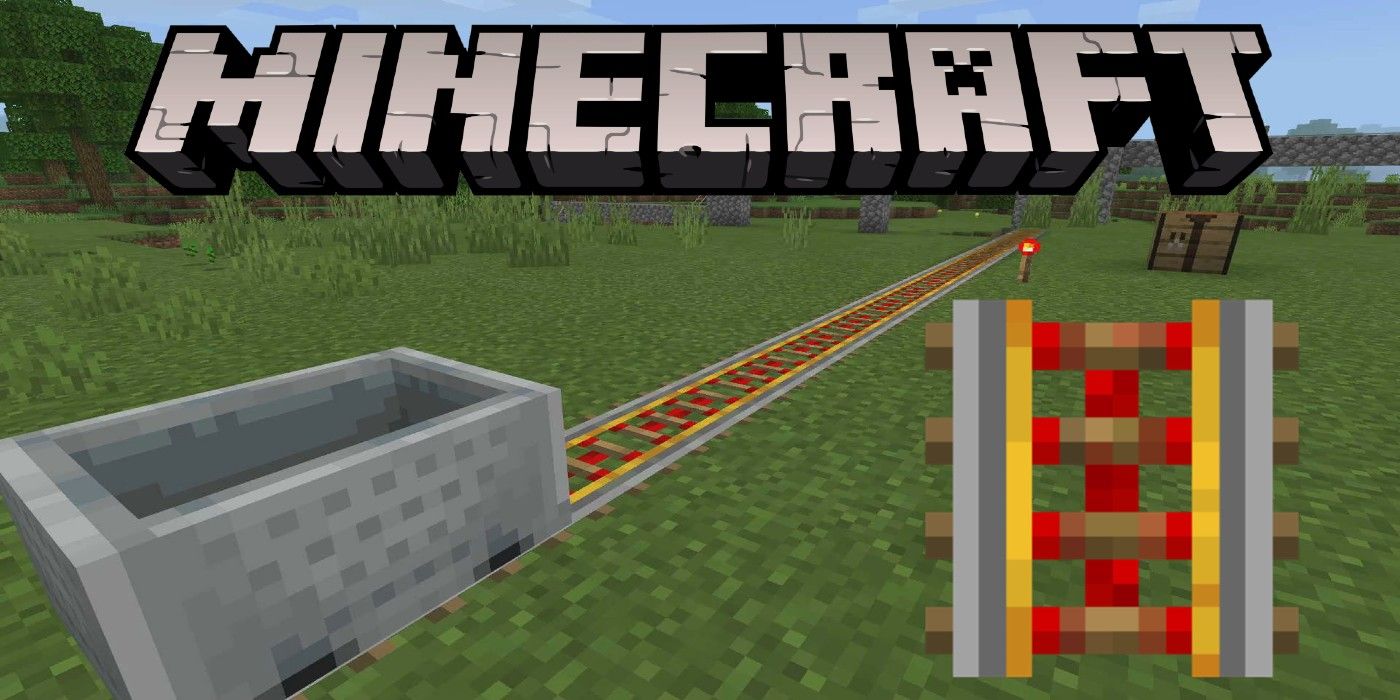 What does different rails do in Minecraft?