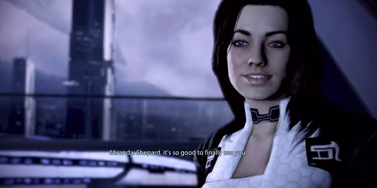 Miranda meets Shepard on the Citadel in Mass Effect 3