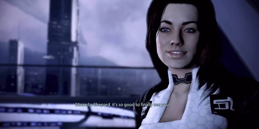 Miranda meets Shepard on the Citadel in Mass Effect 3