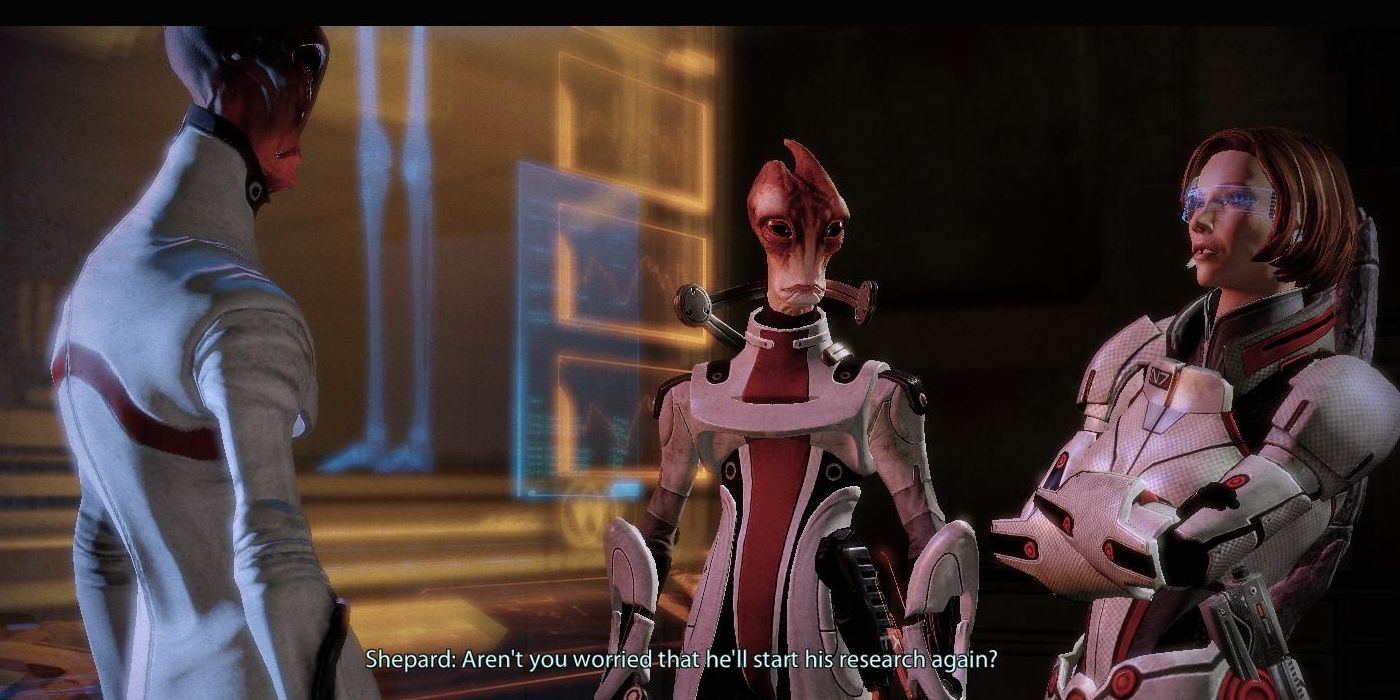 Players must choose to keep or destroy Maelon's data in Mass Effect 2 Legendary Edition