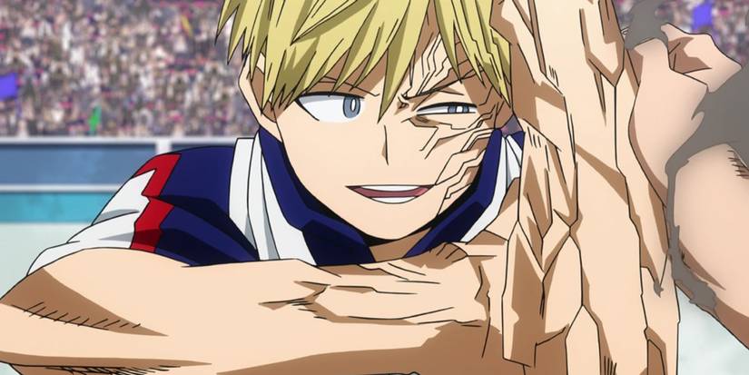 My Hero Academia - Monoma Using A Copied Version Of Kirishimas Hardening To Block A Punch