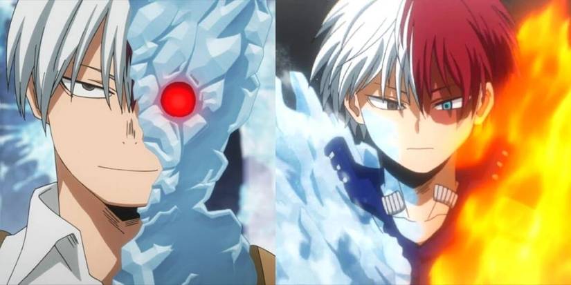 My Hero Academia Shouto Todoroki Before And After