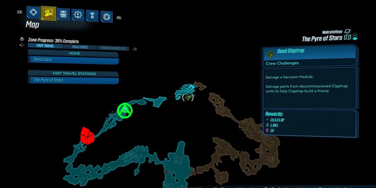 Borderlands 3 All Crew Challenges In The Pyre Of Stars