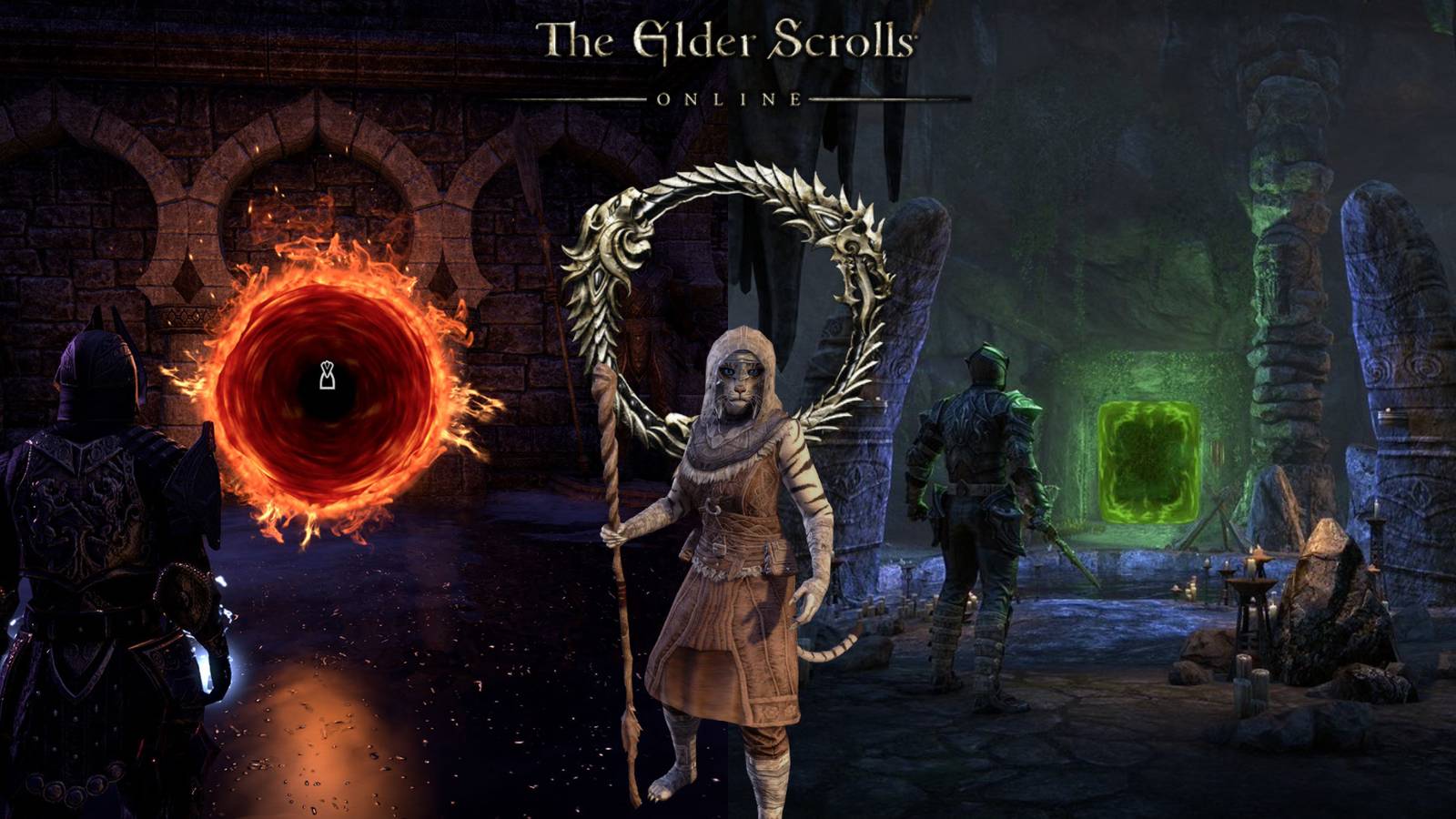 Screenshots of arenas from ESO