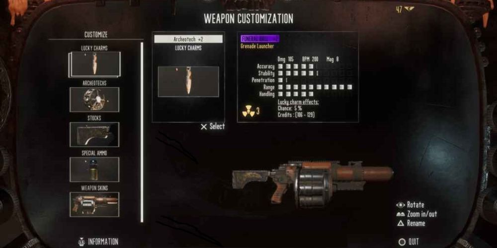 The Player Can Customize Their Weapons Before Each Mission In Necromunda: Hired Gun