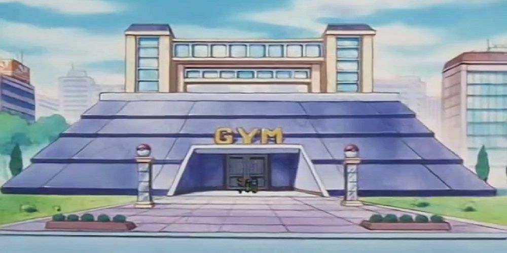 Olivine City Gym In The Anime
