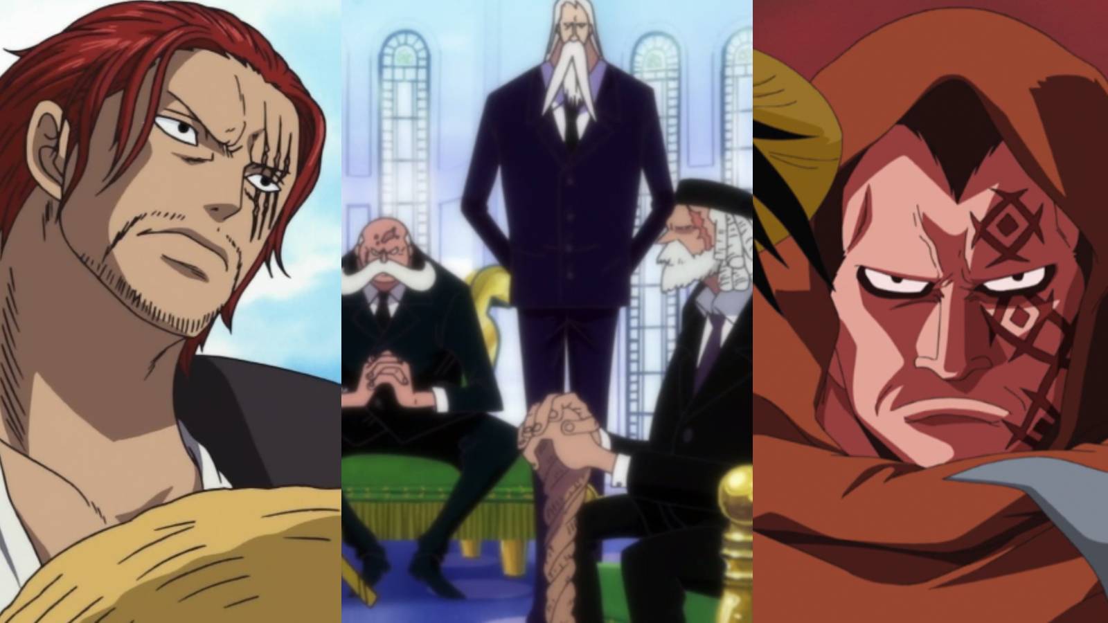 One Piece Mysteries Shanks Five Elders Monkey D. Dragon Lore