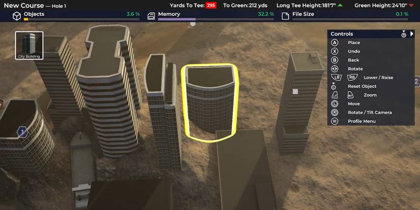 PGA 2k Course Design