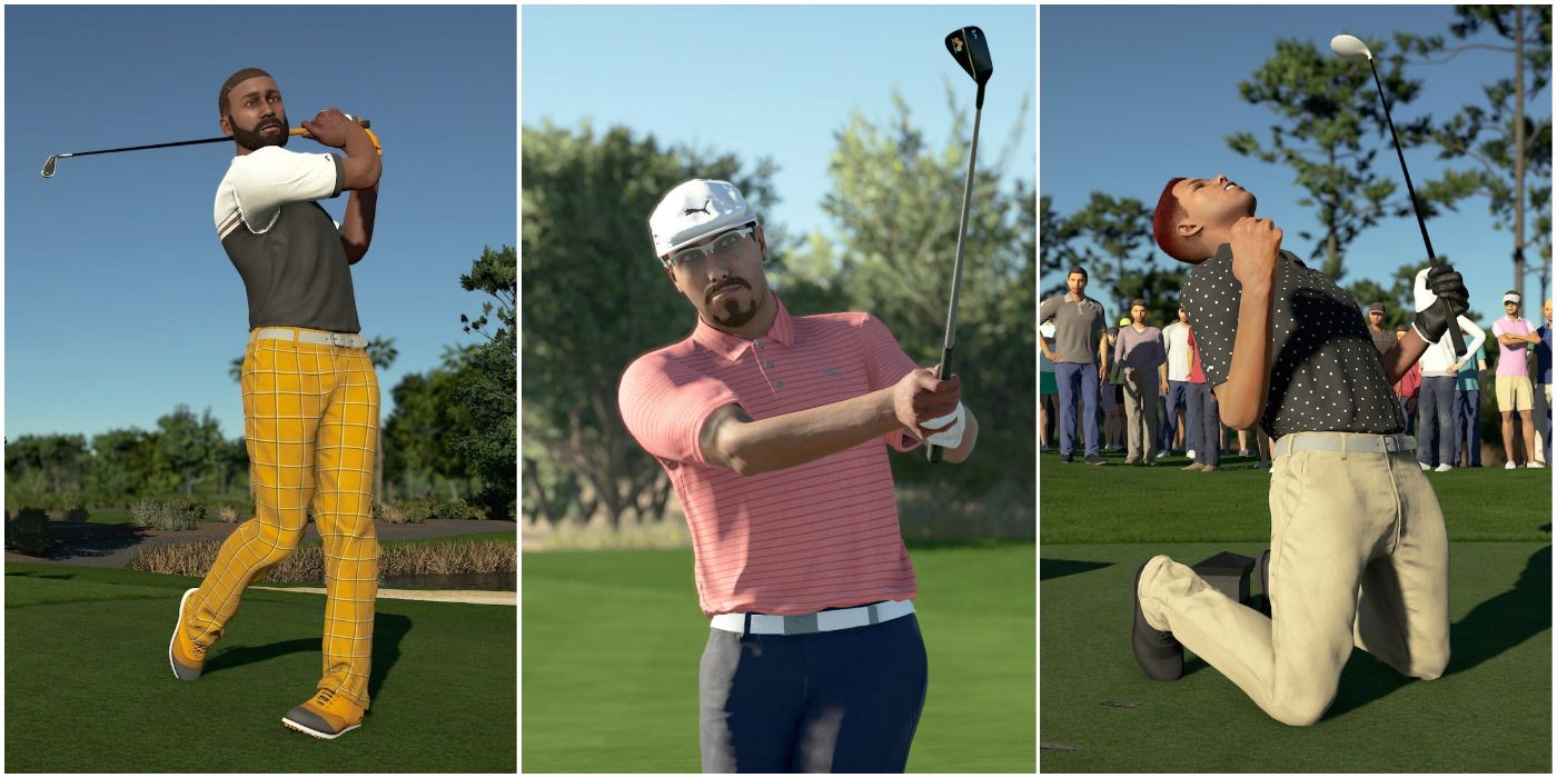 Golfing In PGA Tour 2K21