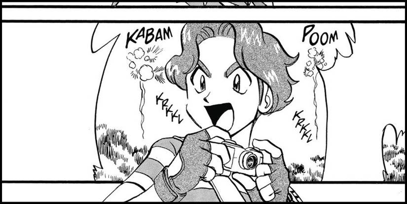 Pokemon Adventures Emerald - Todd Snap In His First Apperance In The Manga