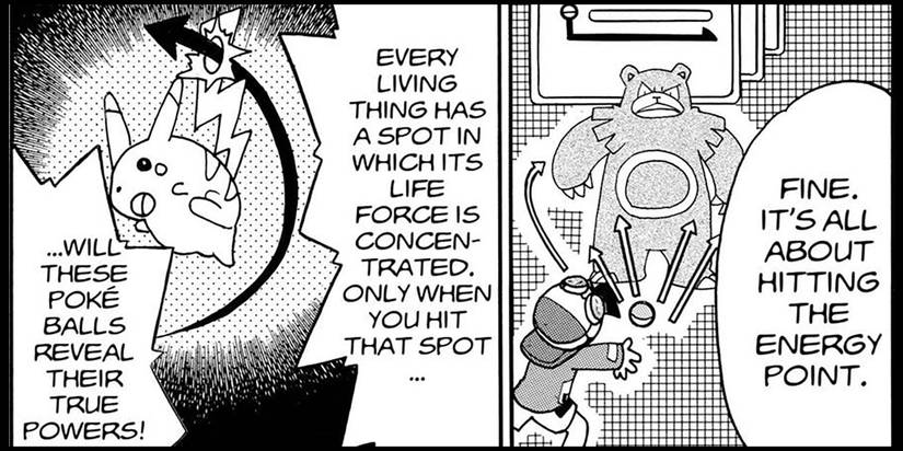 Pokemon Adventures Gold Silver And Crystal - Silver Explaining How Energy Points Work