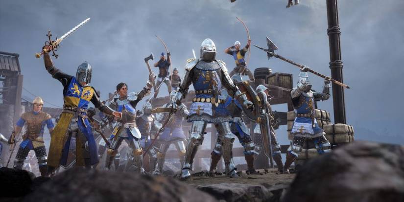 Pole Axe Chivalry 2 Knight Weapons