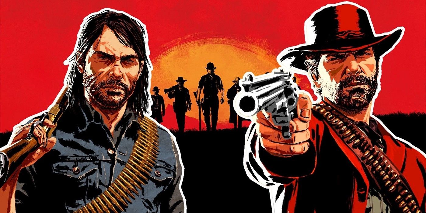 Red Dead Redemption 2 Player Makes Impressive Poster with Arthur and John