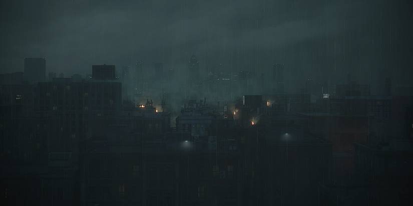 Raccoon city skyline