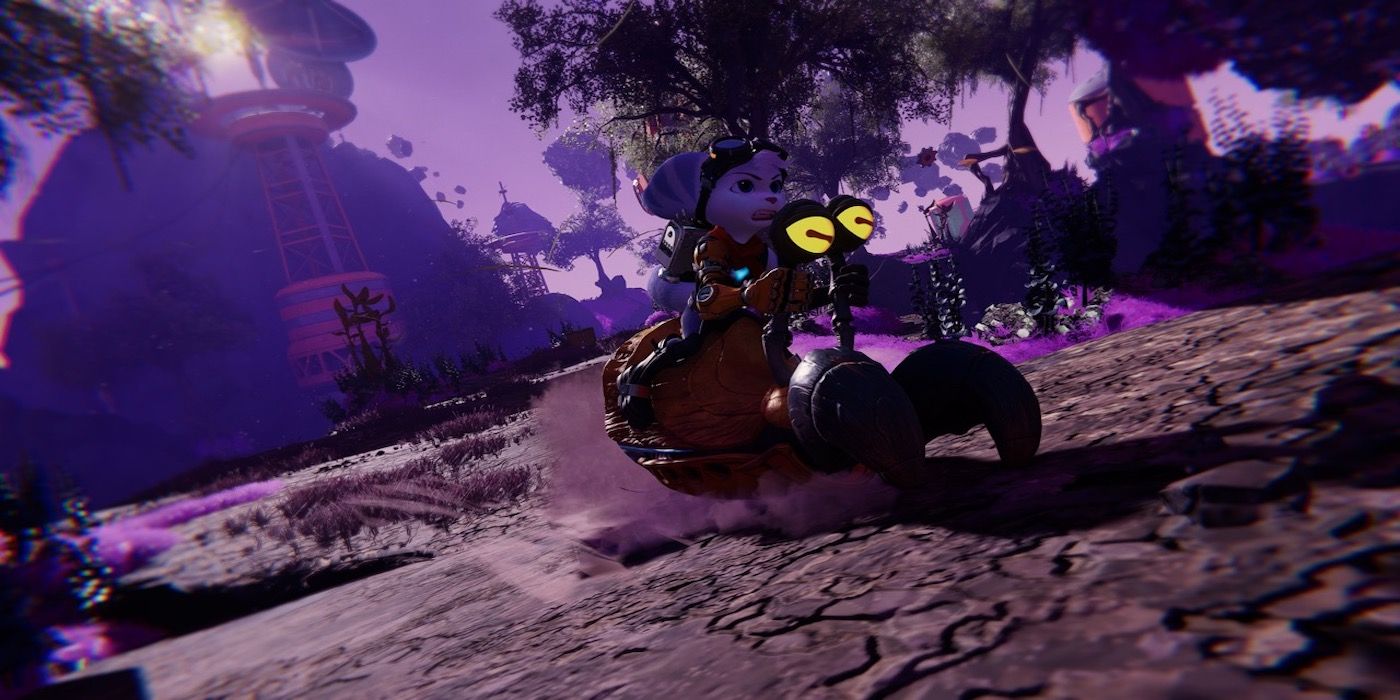 Exploring the world in Ratchet and Clank: Rift Apart