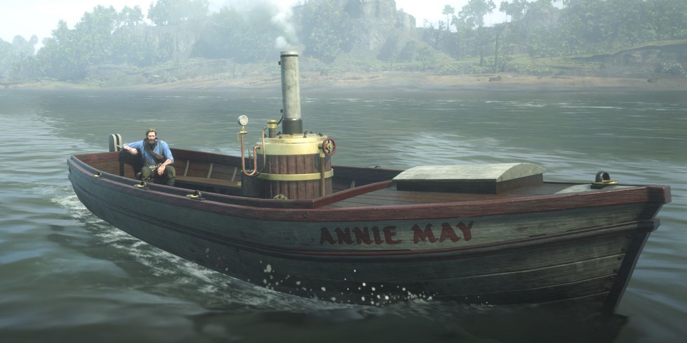 Red Dead Redemption 2 small steamboat