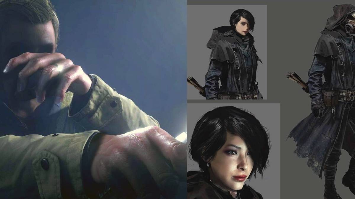 Resident Evil Village Ethan Winters And Ada Wong Split Image