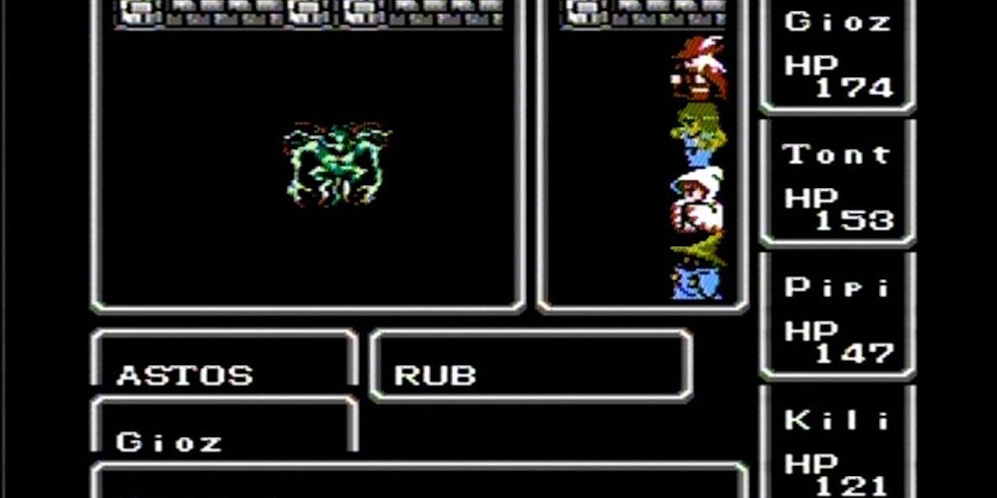 Rub final fantasy NES