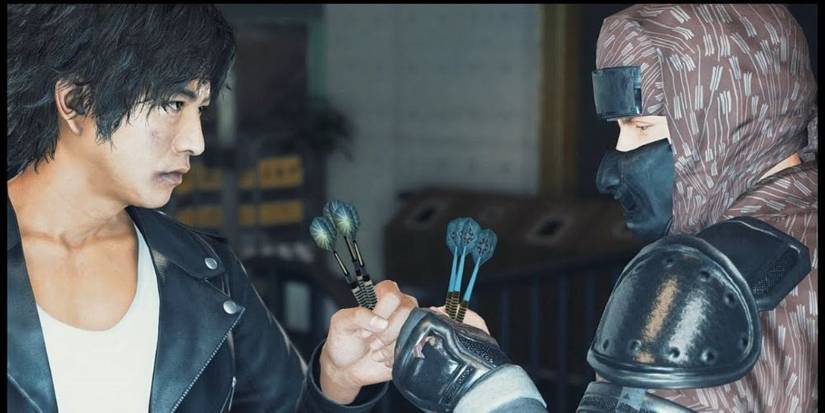 Ryan Acosta and Yagami Play Darts Judgment