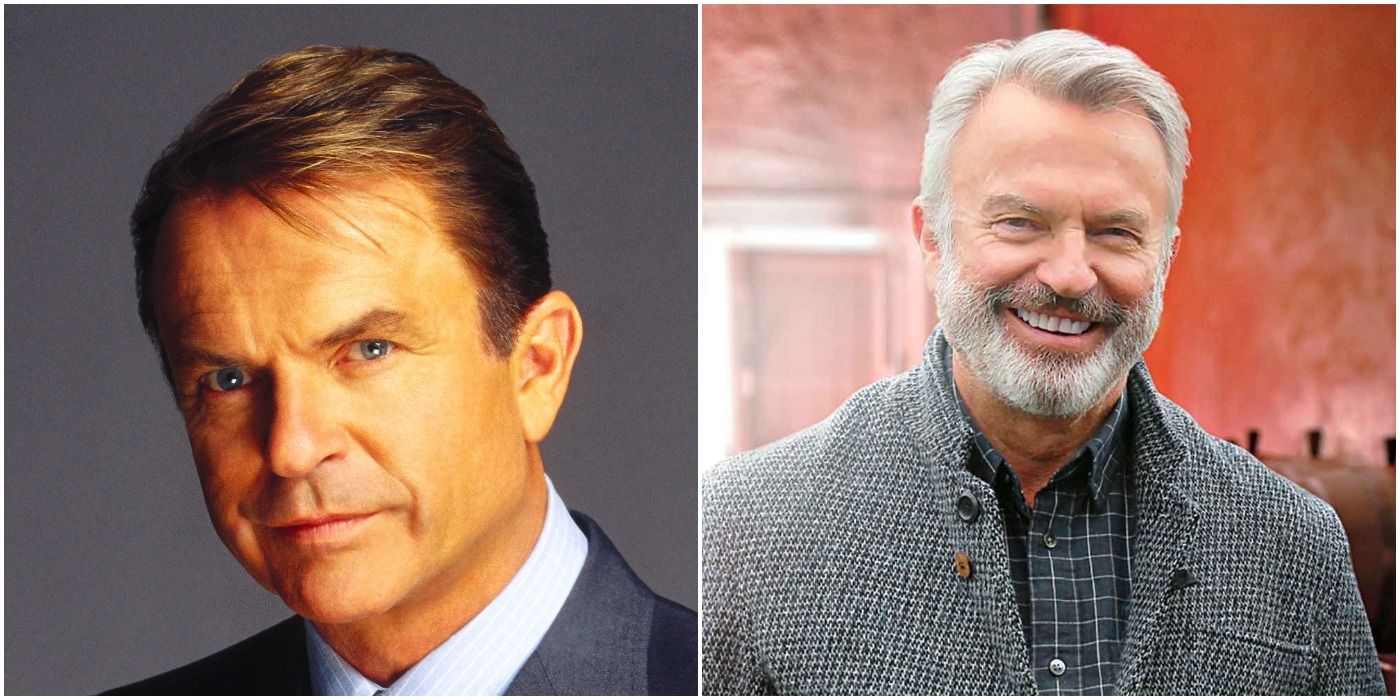 Sam Neill in the 1990s and the 2010s
