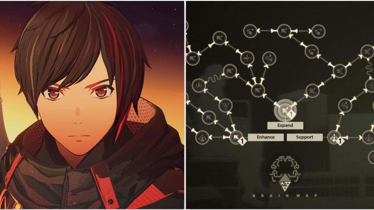 Yuito next to the Brain Map screen