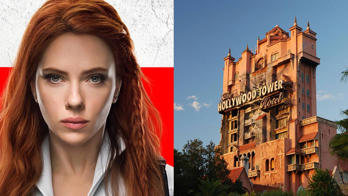 Scarlett Johansson Tower of Terror Disney
