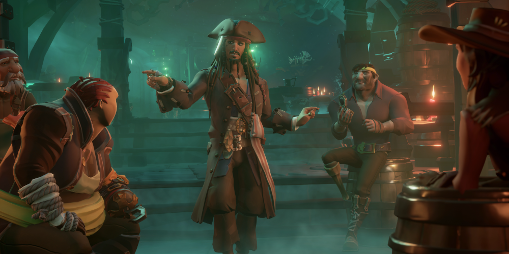 Sea of Thieves Jack Sparrow Sea of the Damned
