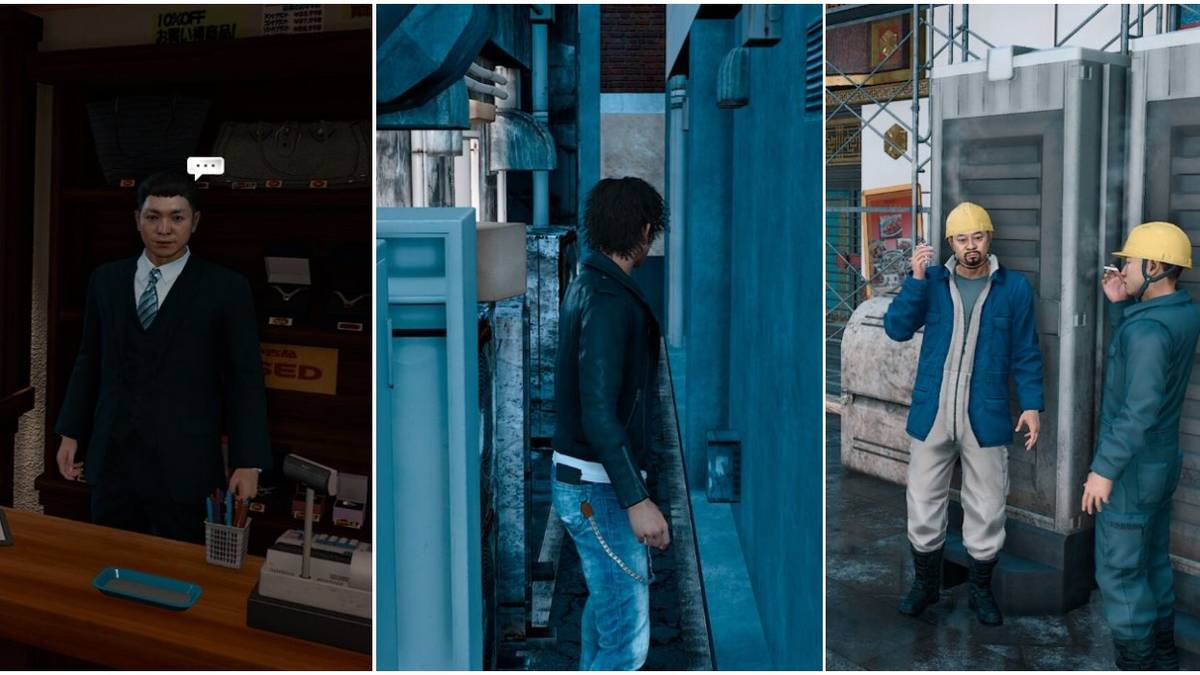 Judgment Pawnshop Tight Alleyway Workers Smoking