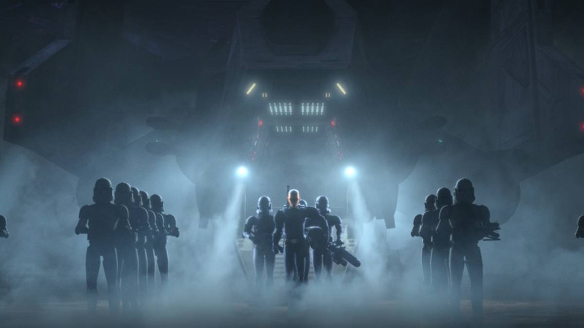 Star Wars The Bad Batch Crosshair silhoutte