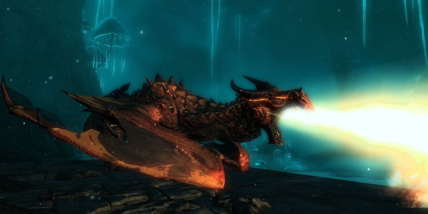 The Dragon Vulthuryol in Skyrim