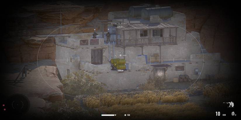 Looking at precarious barrels