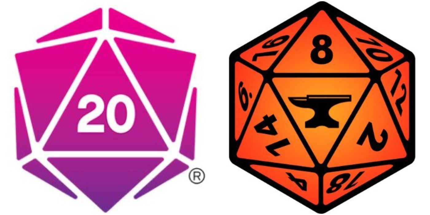 A Split Image Of Roll20 & Foundry Virtual Tabletops