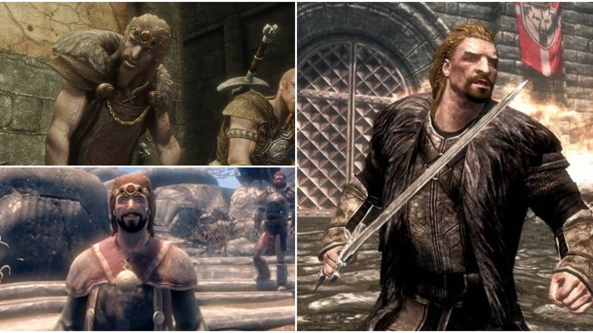 A Split Image Of Skyrim's Jarls