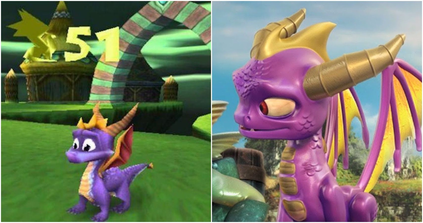 Spyro split image