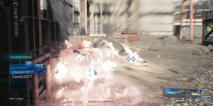 Stagger ff7 remake yuffie