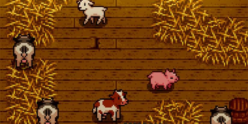 Stardew Valley Animals Inside Barn