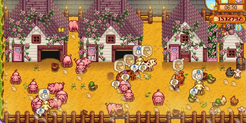 Stardew Valley Barn Animals Outside