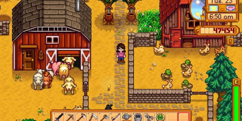Stardew Valley Barn Next To Coop
