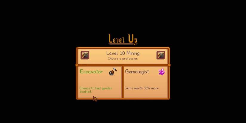 Stardew Valley gemologist mining profession