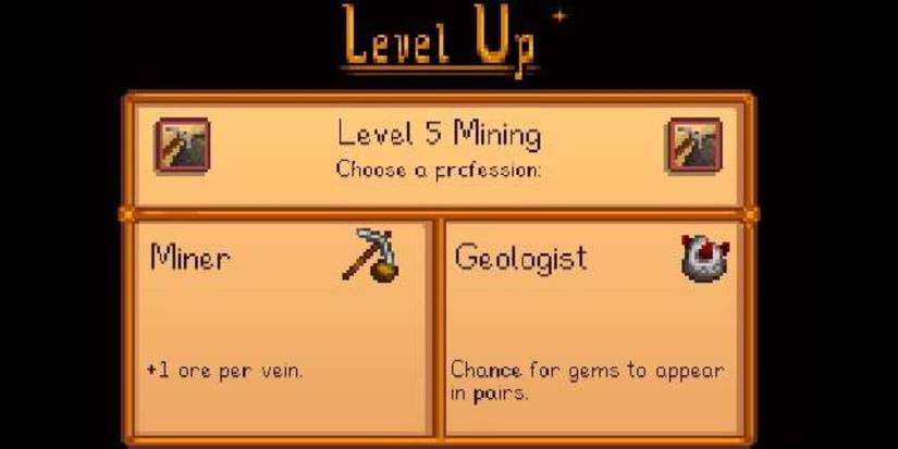 Stardew Valley geologist mining perk