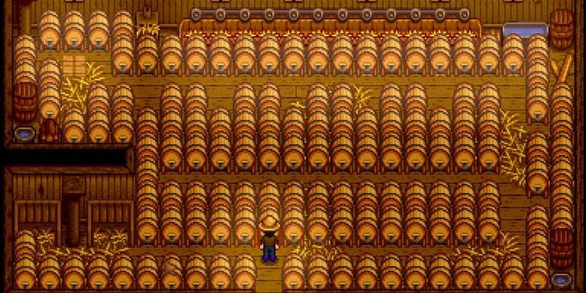 Stardew Valley Kegs Inside Barn