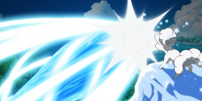 Vulpix Using Subzero Slammer