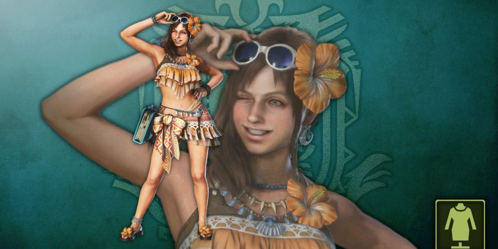 Sunshine Pareo Monster Hunter World Handler Outfits